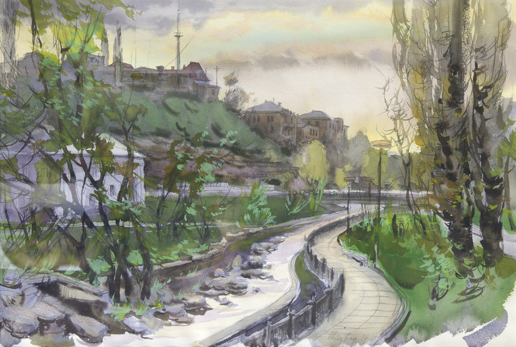 "Весна. Вечер над Салгиром": о творчестве Гуго Шауфлера и его крымских картинах